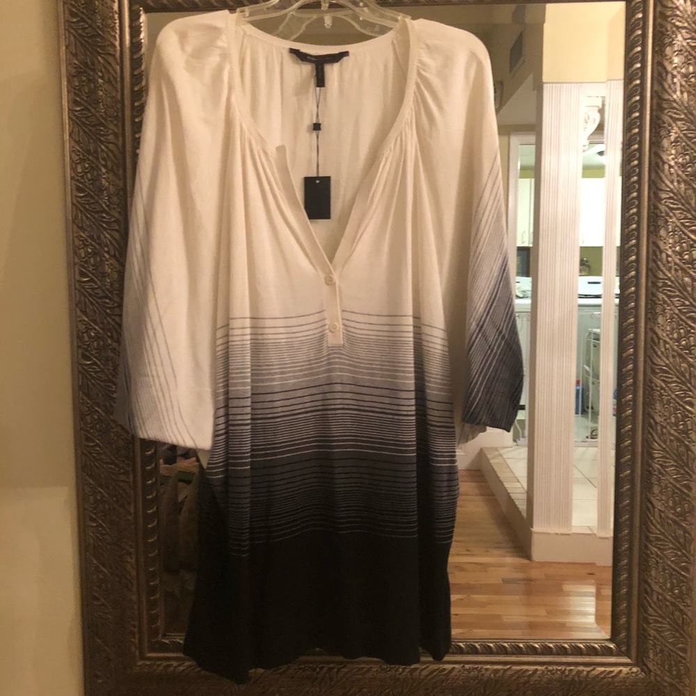 NWOT! BCBGMaxAzria cape tunic W/ raglan sleeves!